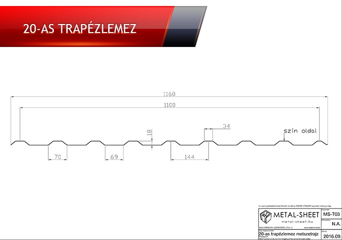 T-20 trapézlemez